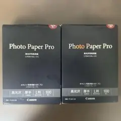 【新品】Canon Photo Paper Pro L判 100枚 2セット