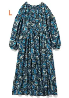 アデリアレトロ×シロップ．花柄ワンピース フェリシモ
