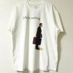 ターミナル 映画 リプリント Tシャツ 半袖 メンズ 新品 個性的 白