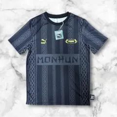 PUMA モンスターハンター フットボール 半袖Tシャツ 黒　ブラック サイズS