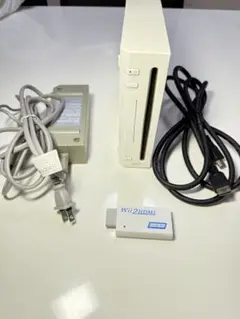 Wii本体 + Wii2HDMI + ACアダプター