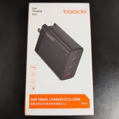 toocki GaN 100W 急速充電器 3C1A