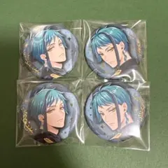 ツイステ ブレイジングジュエル 缶バッジ ジェイド フロイド