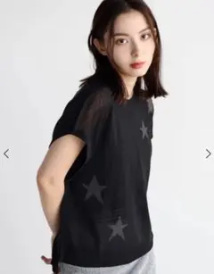 RADIATE YAMADAYA スターモチーフノースリサマーニット