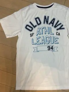 OLD NAVY プリント Tシャツ XL (14ー16)ホワイト