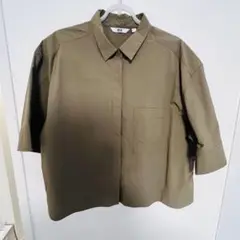UNIQLO 半袖シャツ XXL オリーブ