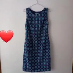 LAURA ASHLEY ノースリーブワンピース UK 10