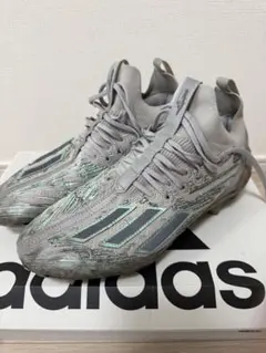adidas スパイク グレー/ミント
