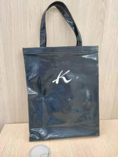 キタムラ ビニールバッグ ネイビー