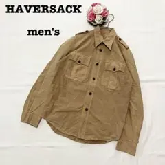 HAVERSACK ハバーサック　メンズ　シャツ　ジャケット　M ベージュ