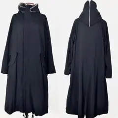 未使用 Y's ワイズ 19AW ドロスト ボア フーテッドコート