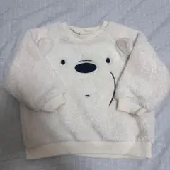 クマの顔プリント フリーストレーナー 100cm