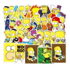 シンプソンズ 防水ステッカー 50枚 The simpsons アニメ アメリカ