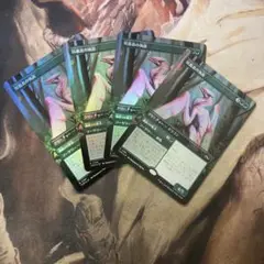 MTG 咲蔦森の執政 ボーダーレス foil 両面　4枚セット