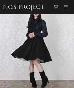 nos projectノスプロジェクト 運命と二次元が交差するスカート　黒M 二次元と運命が交差するスカート ブラウン | NO.S PROJECT