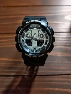 CASIO G-SHOCK GA-100BW クォーツ モノクロ 箱 付属品あり