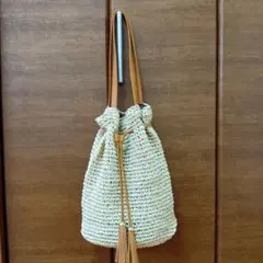 フリークスストア　ストローバッグ ペーパー巾着バッグ