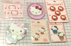 HELLO KITTY ワッペン 6個セット　サンリオ　レトロ