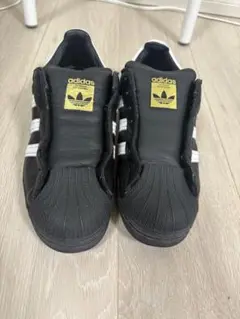 【adidas】美品＊SUPERSTAR LACELESS 25.5㎝ ブラック