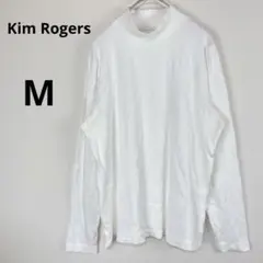 キムロジャース◇Kim Rogers　長袖無地カットソー【M】コットン100％