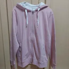 Navy Lサイズ メンズ ピンクパーカー