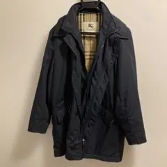 【正規品】Burberry ネイビー モッズコート