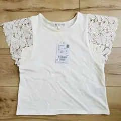 ロペピクニック　キッズ　白刺繍Tシャツ