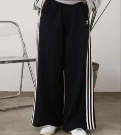 M854 Sサイズ3S WLPANT FTスリーストライプ ワイドレッグパンツ