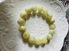 ※天然石 プレナイト ブレスレット※