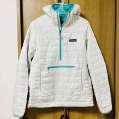 patagonia☆ナノパフビビープルオーバー フーディ レディースS
