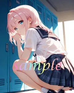 c163 美少女 かわいい イラスト 下着 コスプレ セクシー A4ポスター