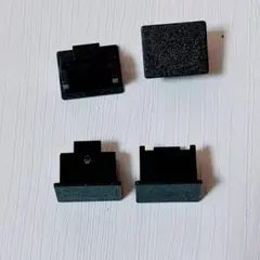 テクノベインズ RJ45用キャップ(黒)つまみなし 6個