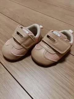 ファーストシューズ 12.5センチ ピンクベージュ