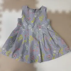 お花　ワンピース　80cm