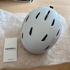 ZENROLL ホワイト ヘルメット サイズ調整付き