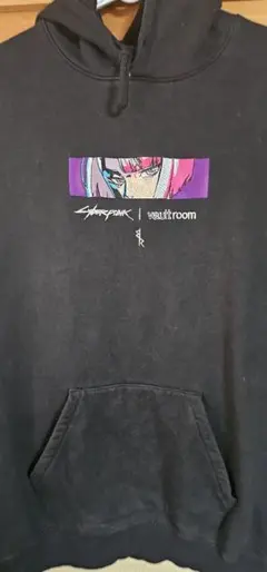VAULTROOM cyberpunk LUCY hoodie L 黒