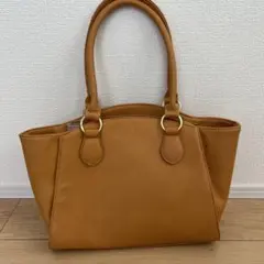 キャメル色 トートバッグ