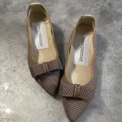 新品‼️offenオッフェン✨pointed-RUBAN CAMEL & BLUE
