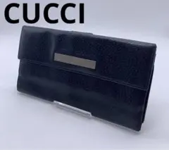 グッチ CUCCI ブランド 長財布 財布 ブラック メンズ 小物