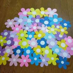 壁面飾り♪お花大量！！両面使える！コスパ最強！52枚！③