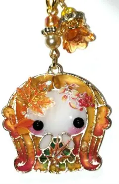 秋のあまびえちゃん✦キーホルダー