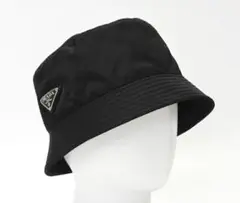 山田 PRADA Re-Nylon バケットハット XXL 希少サイズ プラダ Re-Nylon バケットハット ブラック XXL