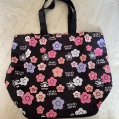 MARY QUANT フラワーパターン トートバッグ