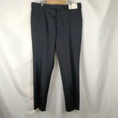 新品　ユニクロ　ストレッチウールパンツ　W91　ネイビー　B3325
