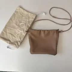 ⭐︎美品⭐︎ESLOW ドローストリングショルダーバッグ（ベージュ）