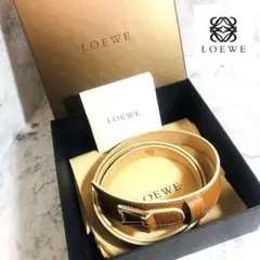 美品!LOEWE レザー ベルト レディース