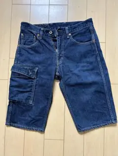 ハーフパンツ　ダークブルー Sサイズ