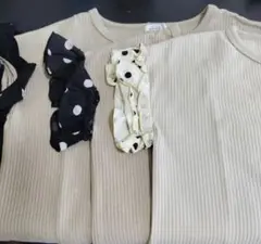 Tシャツ ワッフル ベージュ