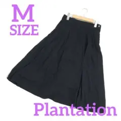 Plantation プランテーション 綿フレアロングスカート 145