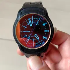 Diesel Watches シリコーン腕時計 ディーゼル　 ブラック